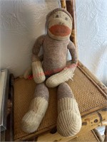 Vintage Sock Monkey  (living room)