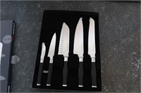 historisk brysomme grænseflade Fiskars Sensei kniv sæt m/5 knive | Campen Auktioner A/S