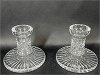 Lead Crystal Candlestick Holders