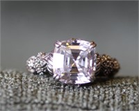 STERLING DIAMOND SOLITARE