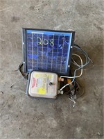 fencer and small solar panel