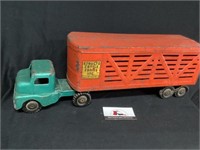 Structo Pressed Steel Toy Truck & Livestock