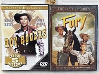 A lot of two western DVDs never opened