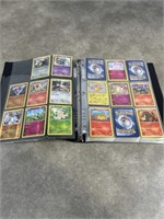 Binder of Pokémon cards, variety of sets