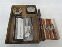 Carving Set, Compass + Calipers