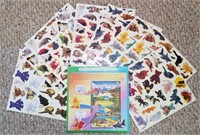Official Sticker Sheets - Lot of 10 Beanie Babies