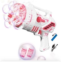 Pink bubble gun