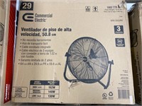Commercial electric 20” floor fan