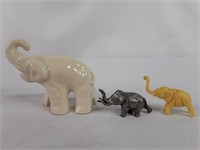 Elephant Figurines (3)