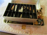 Tackle Box with Paints and More