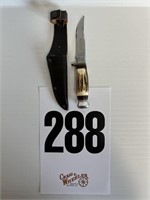 vintage Linder stag handle patch knife