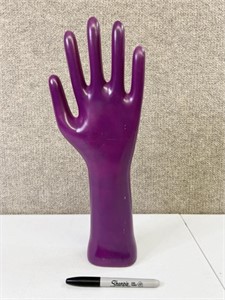 Vintage Purple Hand Glove Mold