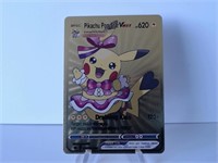 Pokemon Card Rare Gold Pikachu Pop Star Vmax