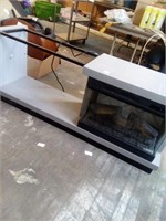 Electric fireplace stand