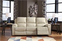 U33302 Leather  Rackingburg DBL Reclining Sofa