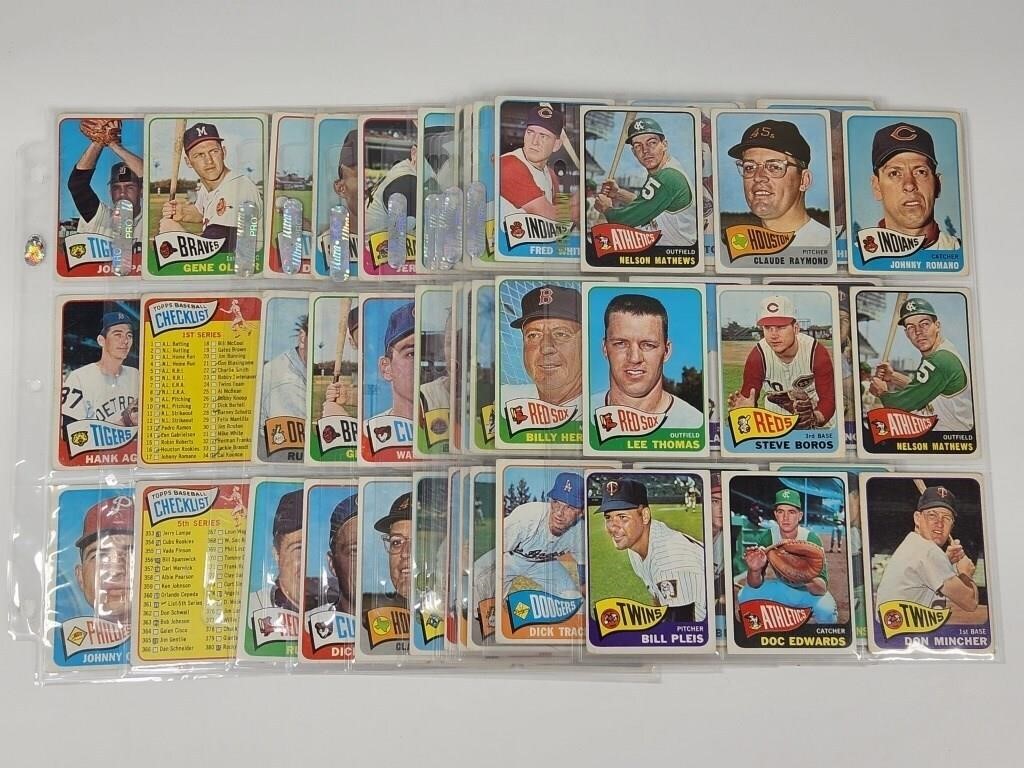 (99) 1965 TOPPS BASEBALL CARDS