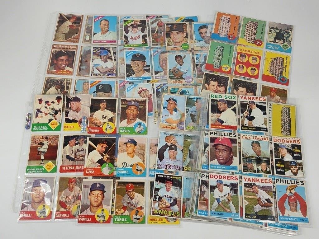 100+ 1960S TOPPS BASEBALL CARDS