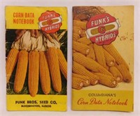 12 vintage farmer pocket notebooks: Funk's -