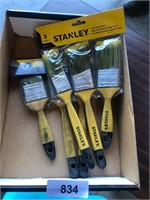 (2) 3pc Stanley Paint Brush Sets