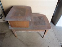 *LPO* MCM Wood Side Table w/Drawer