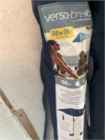 (2) versa-brella 38” x 39” All position umbrella