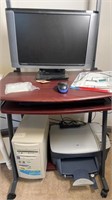 PLEXAR COMPUTER, COMPAQ MONITOR & HP PRINTER