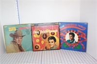 3 VINTAGE ELVIS RECORDS