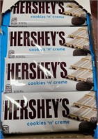 HERSHEY'S Bars, Cookies 'N' Crème, 36X43g, 10/24
