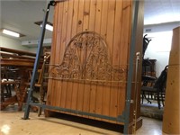 Metal Double Headboard with Frame