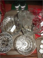 Orrefors Leaf Dishes, Crystal Martinis, Acid