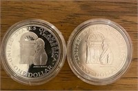 US SILVER DOLLAR- TIMES TWO