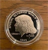 1995 SPECIAL OLYMPICS SILVER DOLLAR-