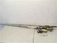 Lot of Fishing Rods & Reels - Berkley 4200,