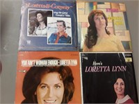 4 LORETTA LYNN 33 RECORDS  NICE