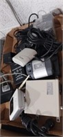 Lot with assortment of power supplies and more