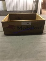 MOBILOIL WOOD BOX, 8.5 X 11.5 X 4"T