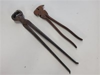 2 Vintage Nipper Tools