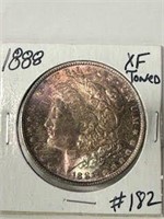 1888 Morgan Dollar - XF (TONED)