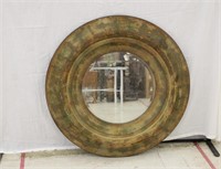 38" Round Framed Wall Mirror