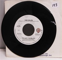 Van Halen "Why Can't This Be Love" Record (7")