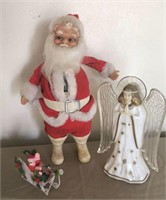 Vintage Santa and Angel