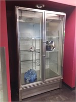 Réfrigérateur à deux portes vitrées