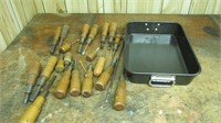 Wood Handle Screwdriver Lot