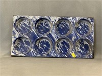 Blue Agate Swirl Muffin Pan