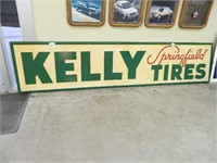 31"x11' Metal Kelly Springfield Tires Sign