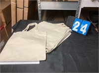 10x New Canvas Bags With Handles