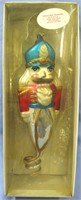 DEPARTMENT 56 MERCURY GLASS NUTCRACKER ORNAMENT