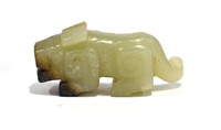 Chinese Carved Jade Figure of Tiger