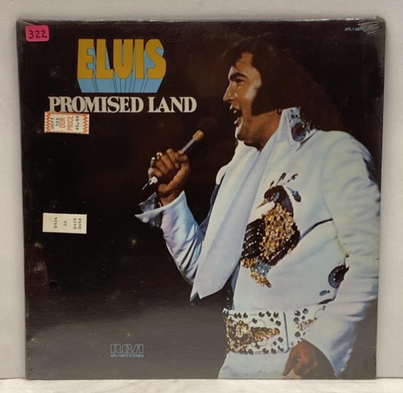 Vintage Sealed Elvis "Promised Land" Vinyl Album