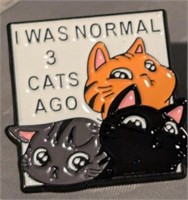 I WAS NORMAL 3 CATS AGO, awesome new enamel